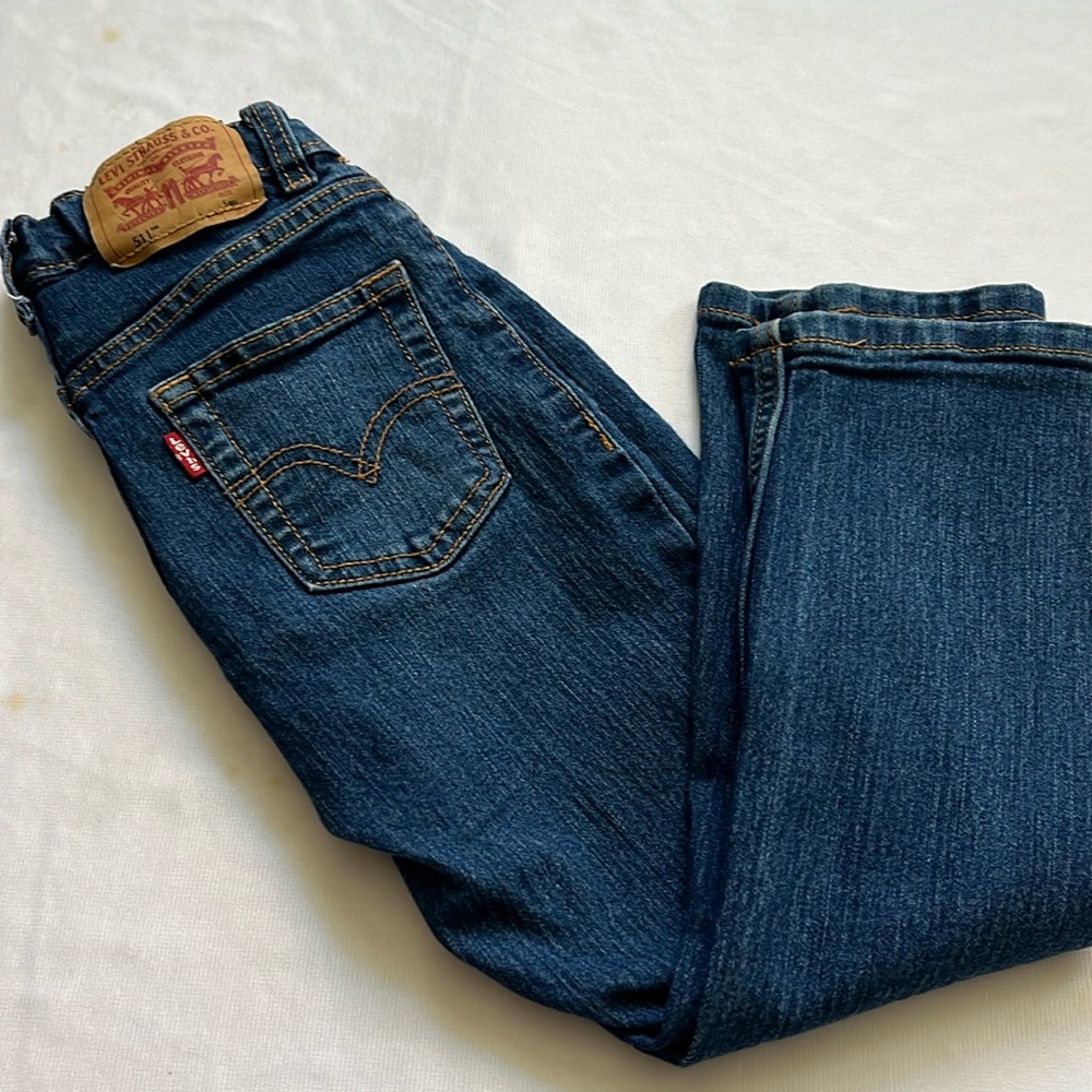 Levi’s performance 511 slim blue jeans (kids)